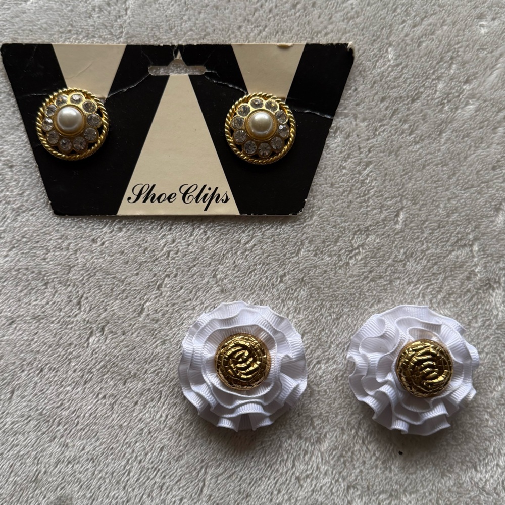 Two Pair of Vintage Shoe Clips